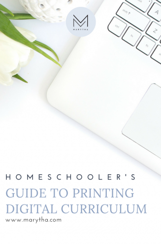 Homeschooler’s Guide to Printing Digital Curriculum