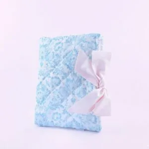 Quilted Bible Sleeve - Teal Rococo