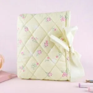 Quilted Bible Sleeve - Butter Yellow