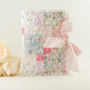 Quilted Bible Sleeve - Blush Heirloom Patchwork